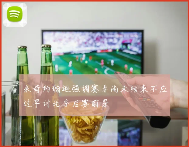 米奇约翰逊强调赛季尚未结束不应过早讨论季后赛前景
