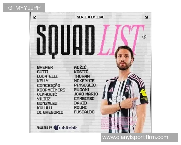 尤文本轮意甲德比战名单公布伊尔迪兹领衔DV9与小孔塞桑同阵出战